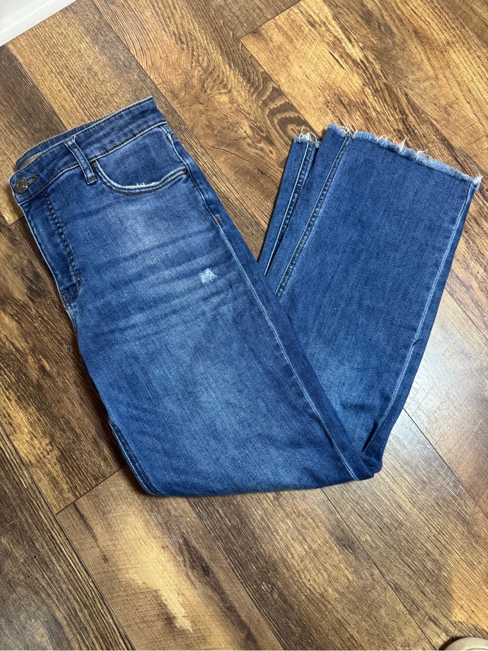 Kut From The Kloth Kelsey Fab Ab High Rise Ankle Flare Jeans SIZE 6